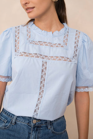 Victorian Collar Lace Top