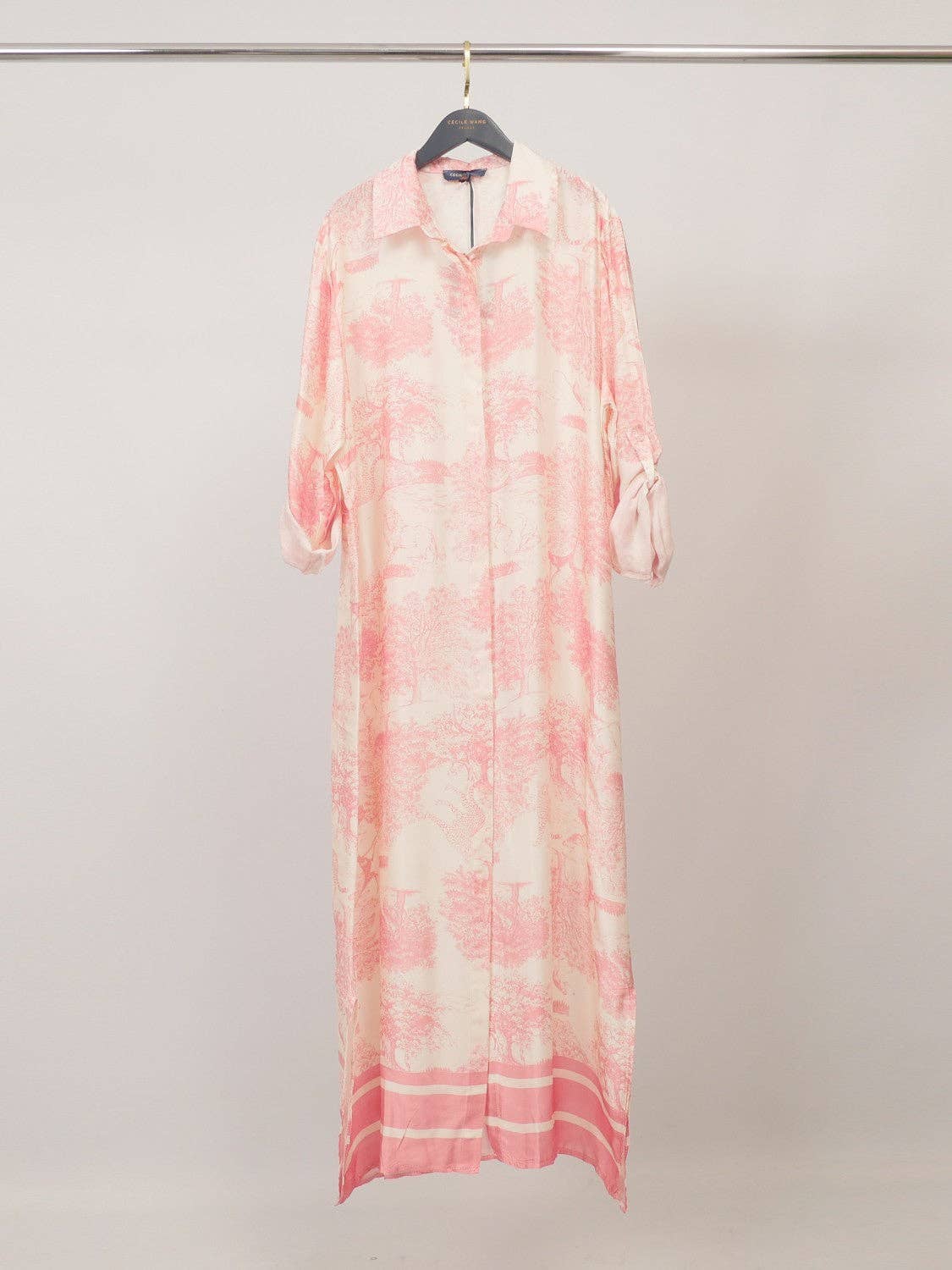 Safari Print Satin Dress  Miss Scarlett Boutique