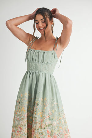 Emilia Floral Midi Dress