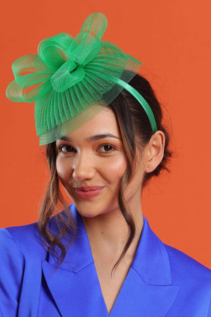 Morgan & Taylor - Simone Fascinator in Emerald Green
