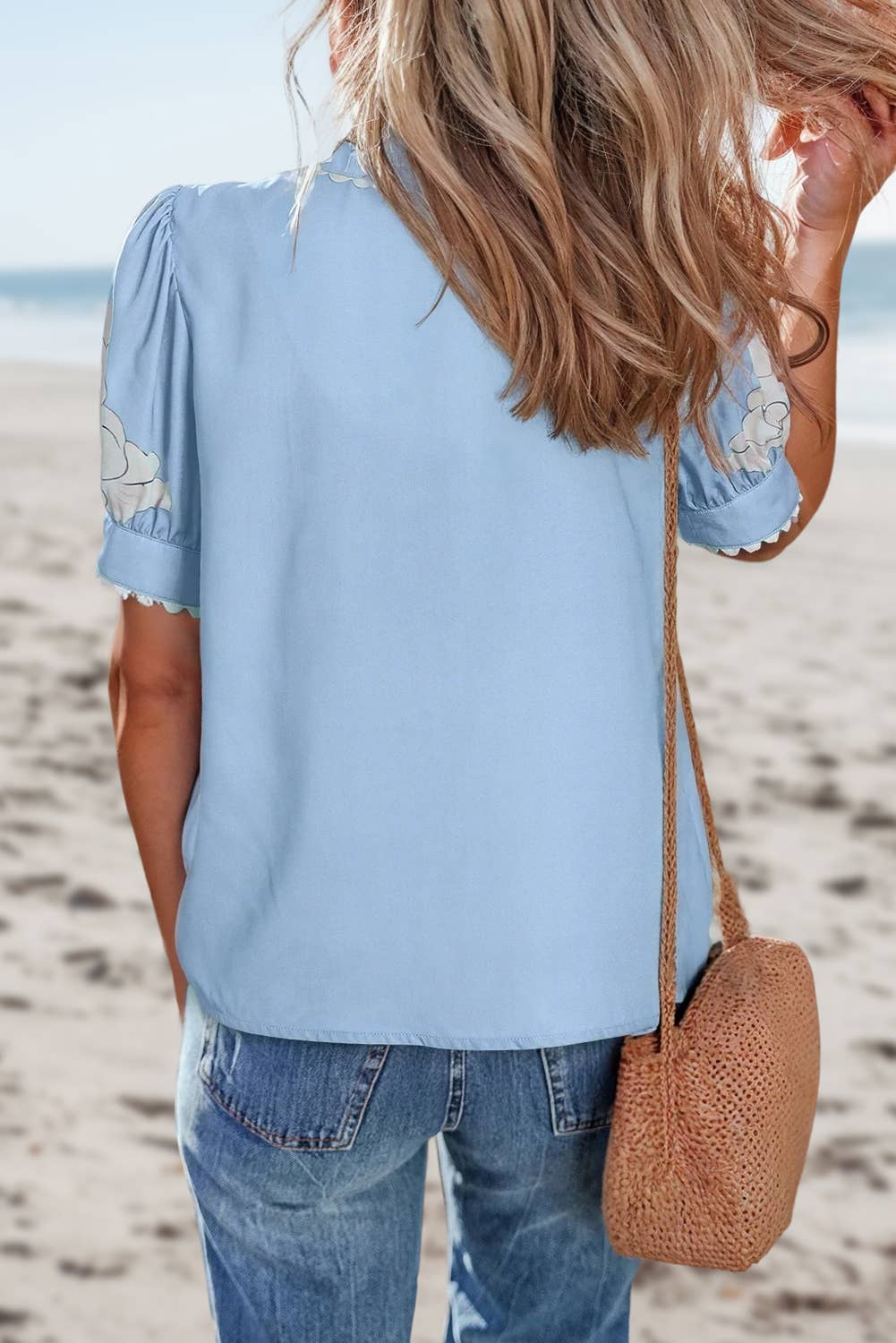 Floral Ric Rac Top