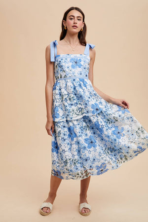 Iris Floral Midi