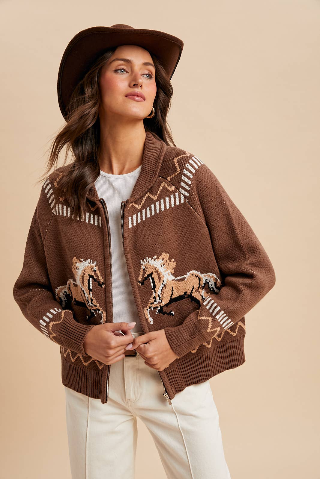 Zip Front Cardigan