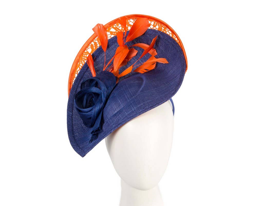 Sinamay & Lace Fascinator