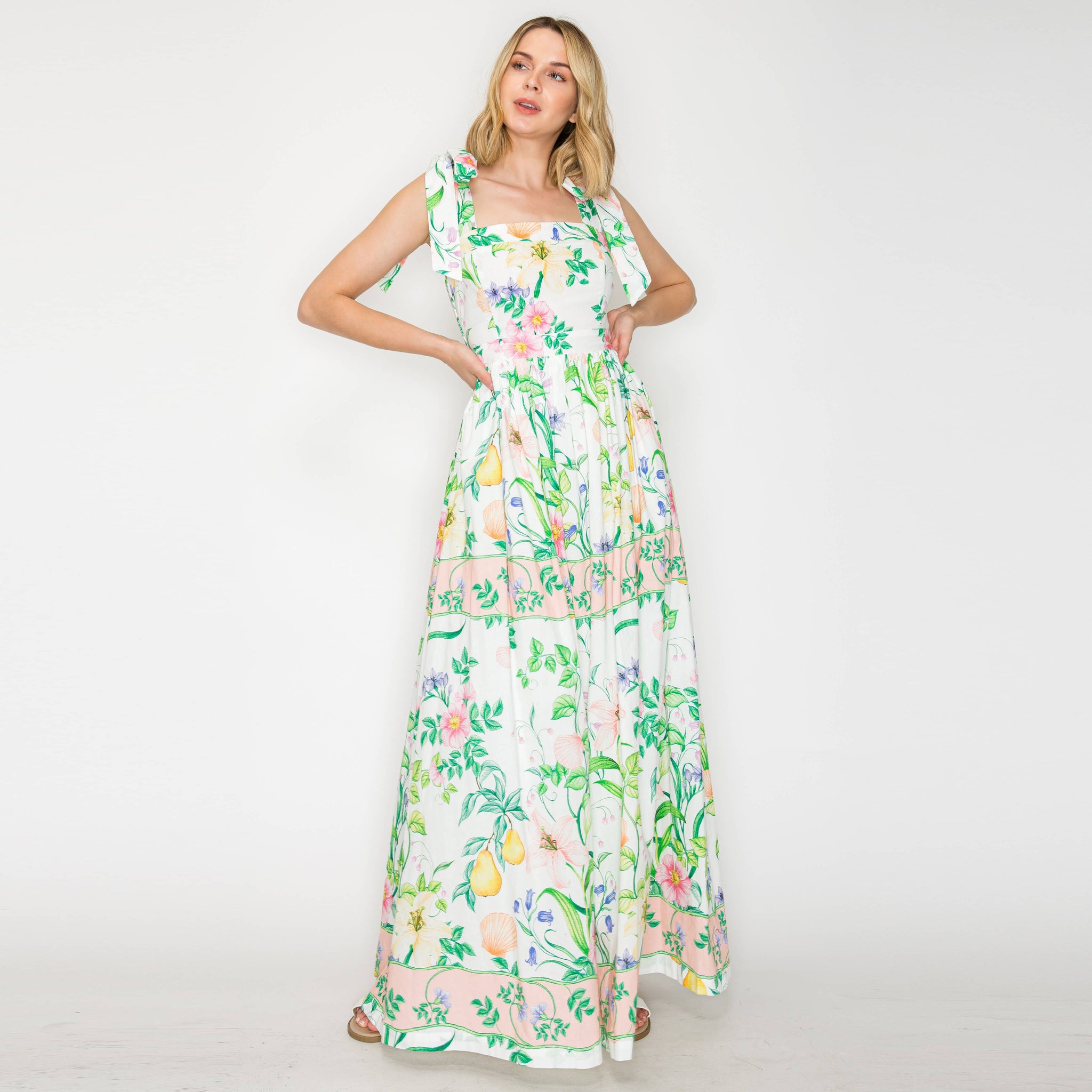 Romantic Garden Maxi Dress