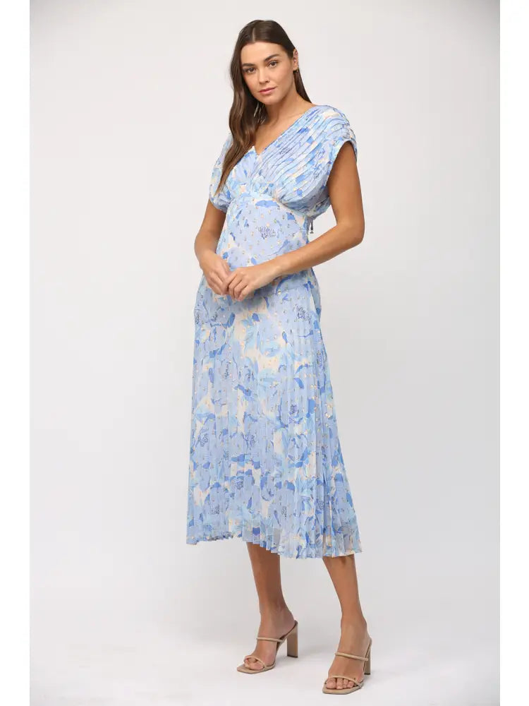 Azul Lurex Midi