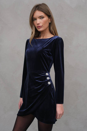 Jewel Velvet Dress