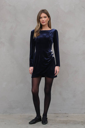 Jewel Velvet Dress