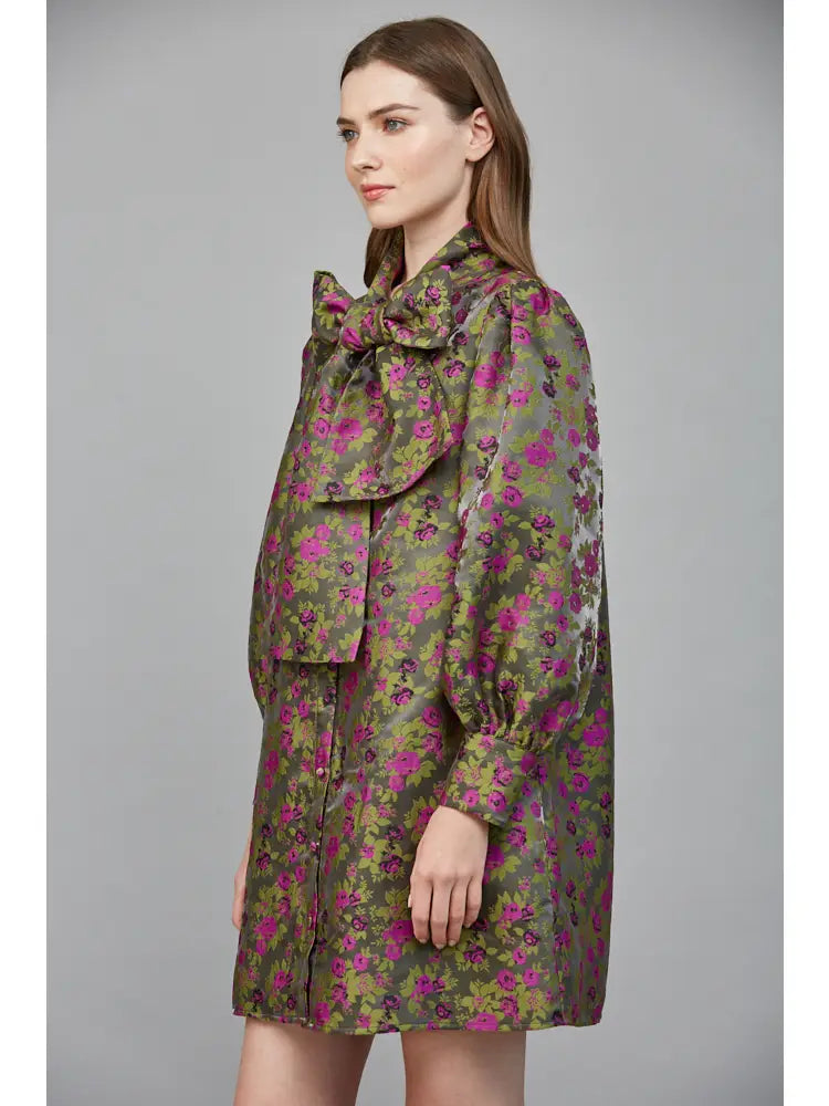 Leona Jacquard Dress