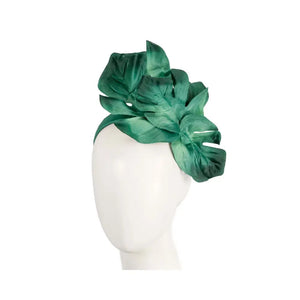 Large Mostrera Leaves Fascinator