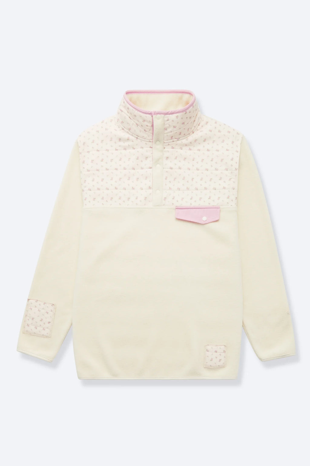 Vintage Flower Aria Cream Henley