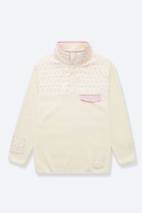 Vintage Flower Aria Cream Henley
