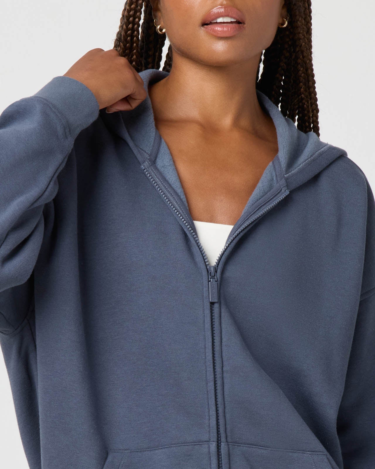 Cozy Crush Oversized Zip Hoodie