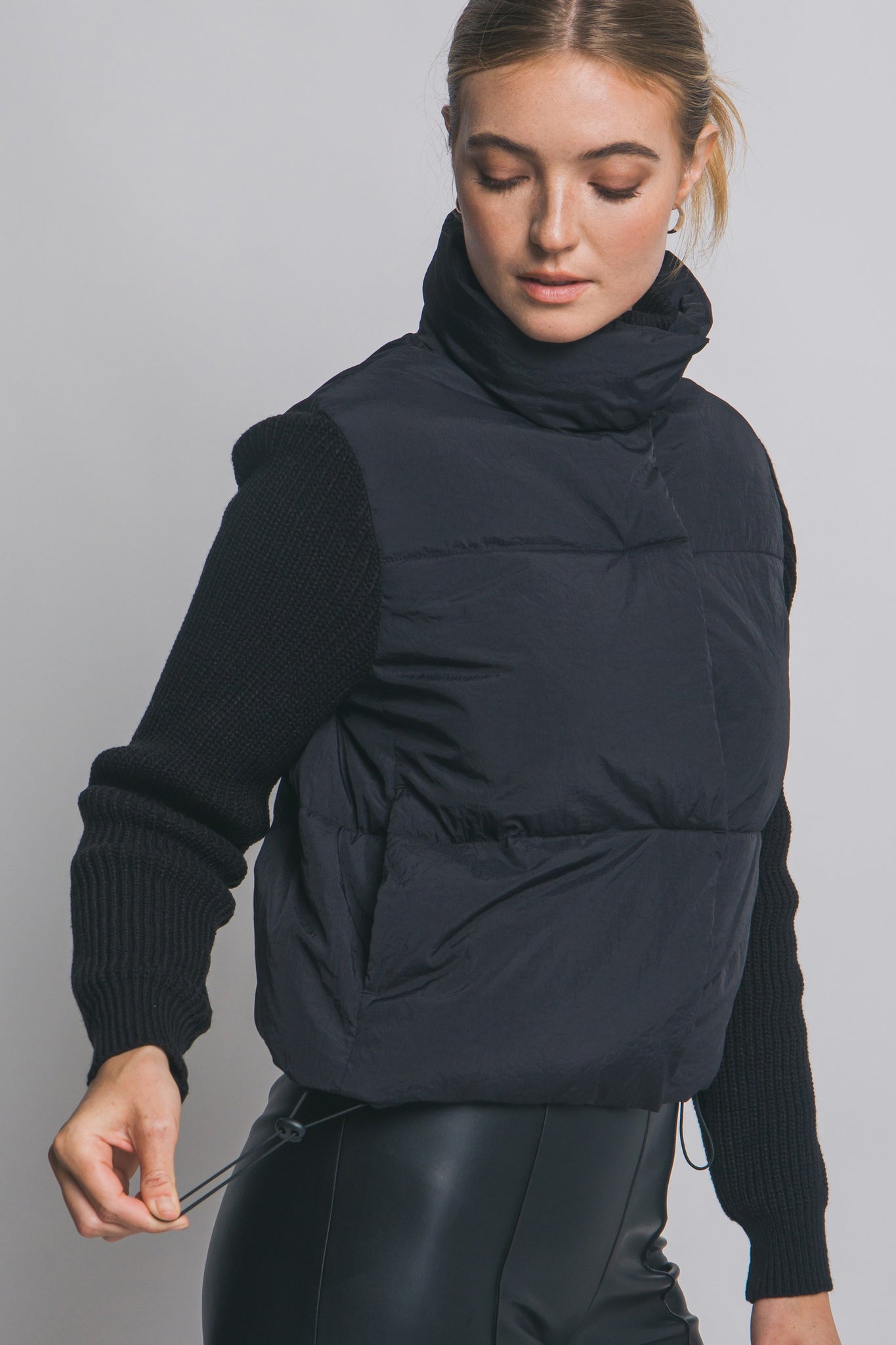 Stand Collar Puffer Jacket