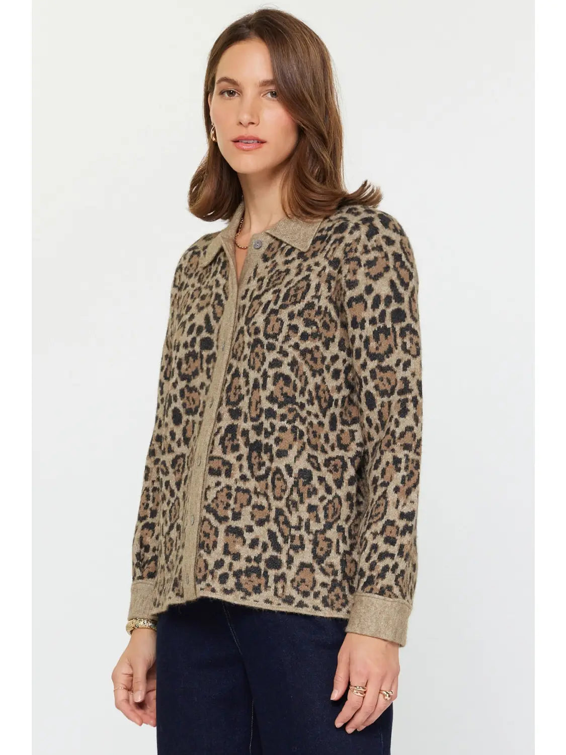 Leopard Print Cardigan