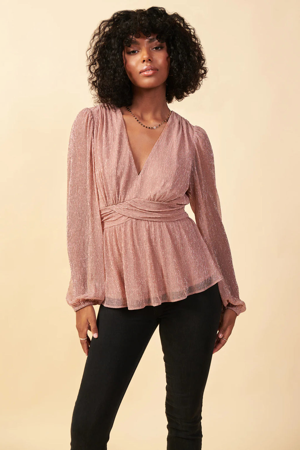 Metallic Blouse