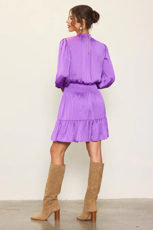 Recycled Smocked Waist Mini Dress