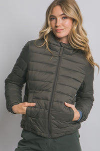 Hooded Light Puffer Jacket