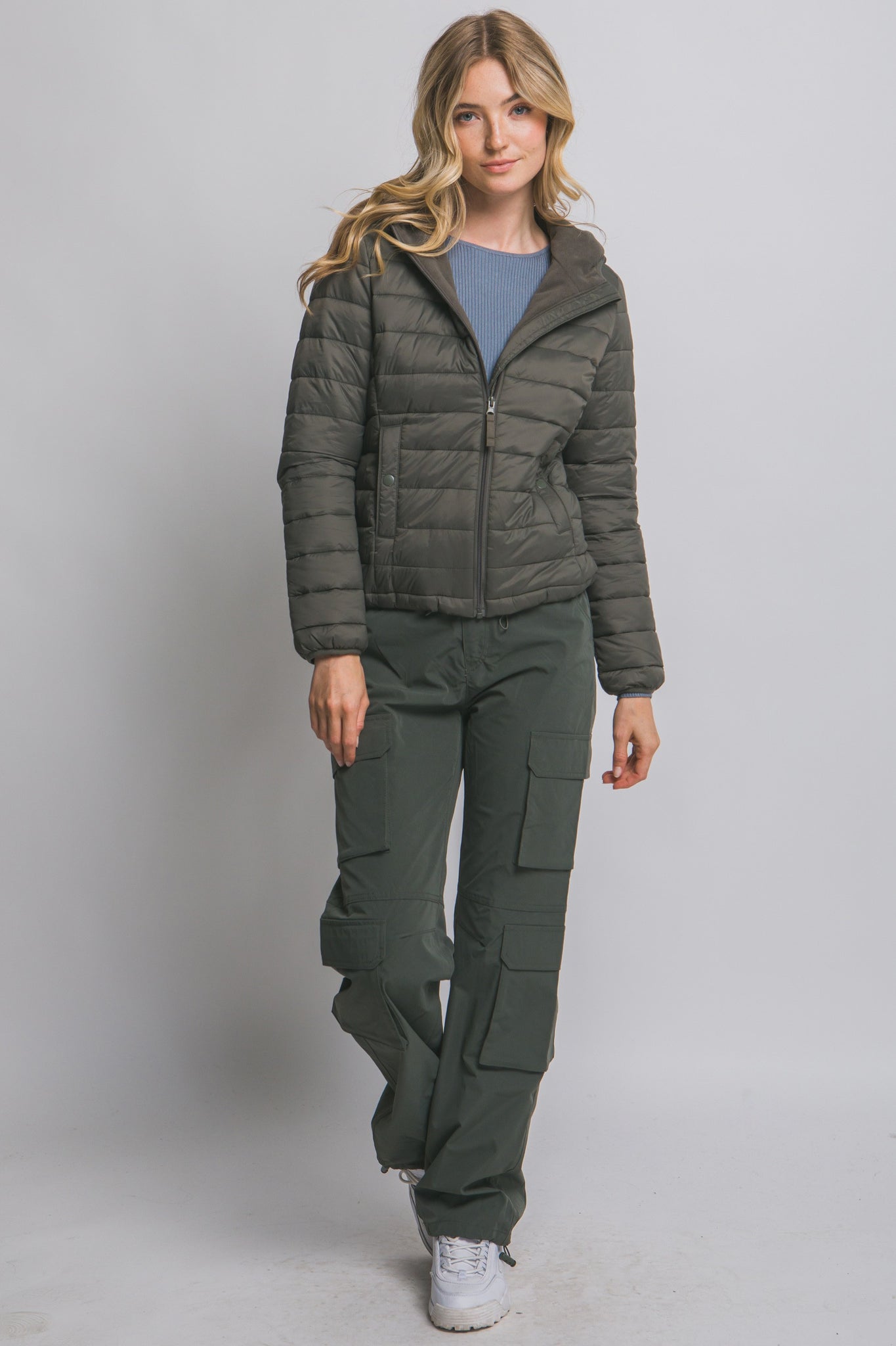 Hooded Light Puffer Jacket