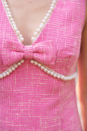 Amora Pearl Tweed Dress