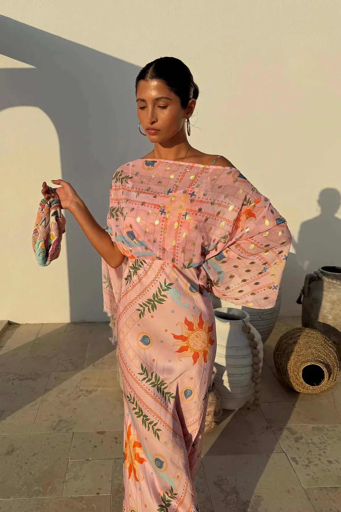 anais maxi dress pink Pink Sun Anais Dress 4 US / 8 UK