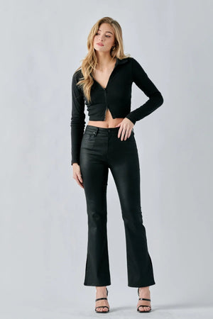 Ryan High Rise Slit Bootcut