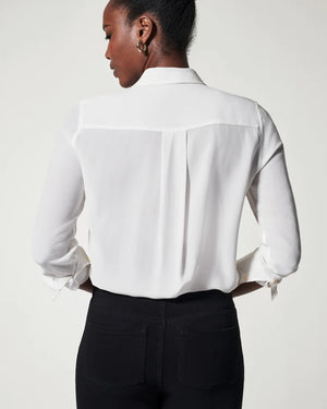 Spanx Silk Button Down