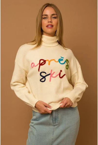 Turtle Neck "Apres Ski" Sweater