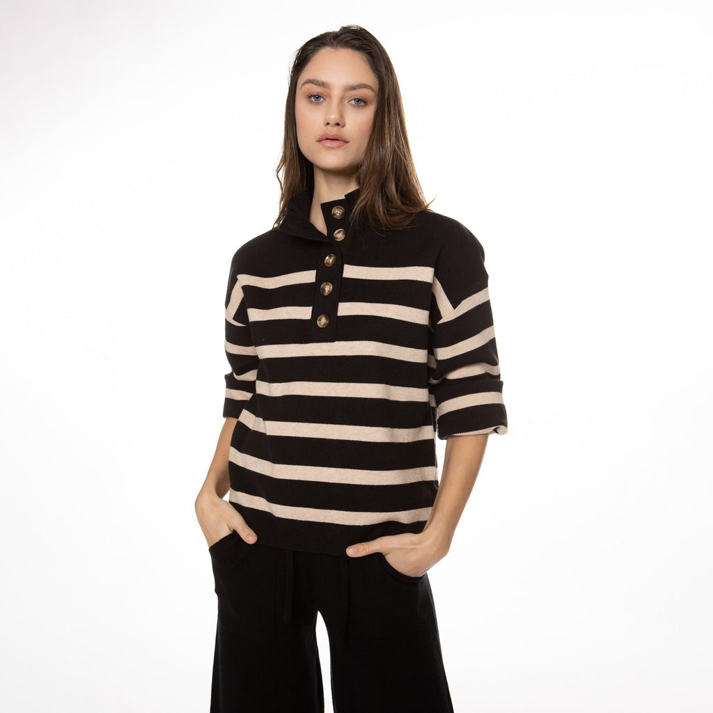 Preppy Striped Sweater