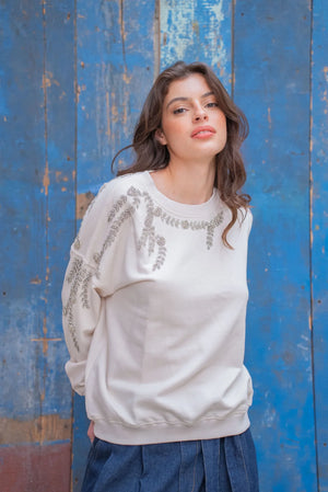 Rhinestone Sweatshirt