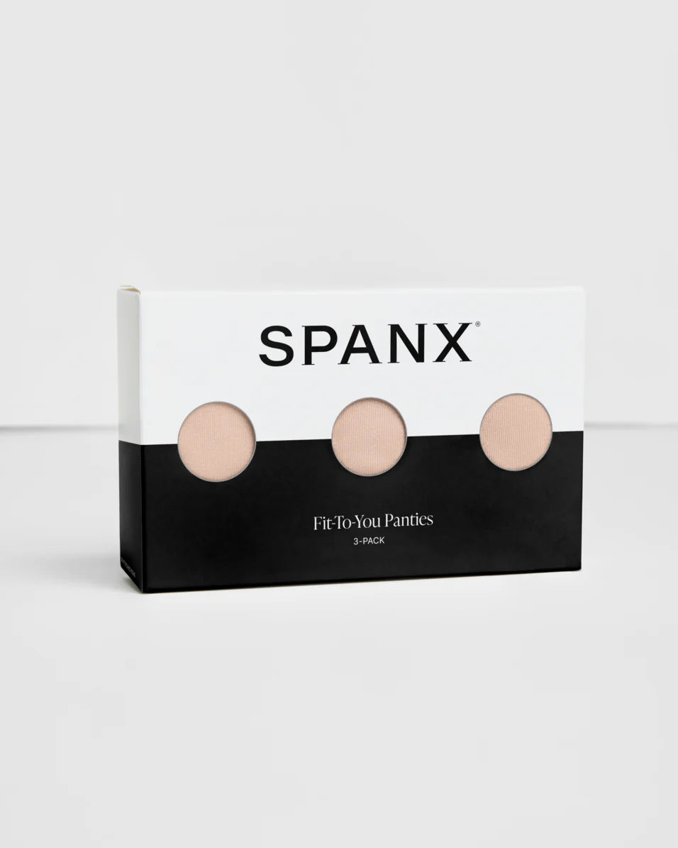 SPANX Fit-to-You Thong 3-Pack Box