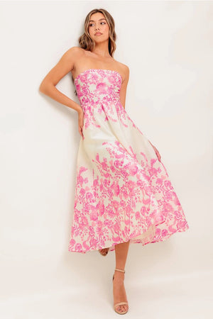 Milana Strapless Midi