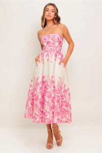 Milana Strapless Midi