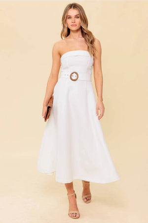 Sasha Belted Midi Dress