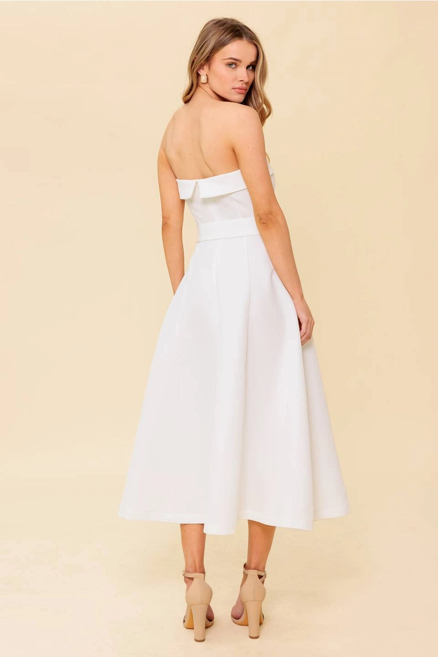 Sasha Belted Midi Dress
