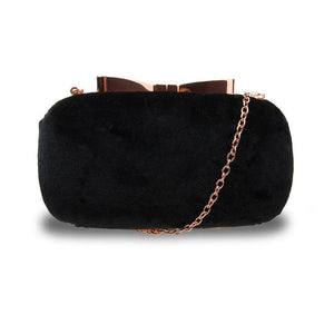 Tessie Bow Clasp Box Clutch