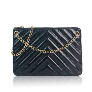 Chevron Chain Crossbody