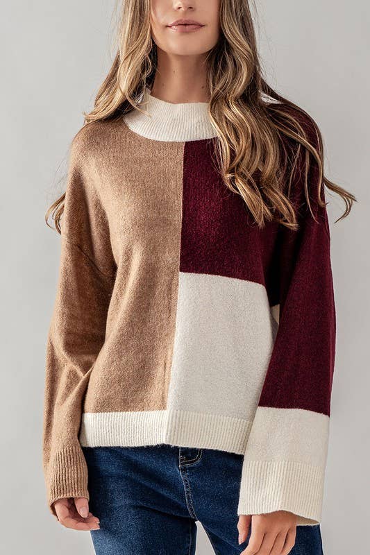 Colorblock Sweater