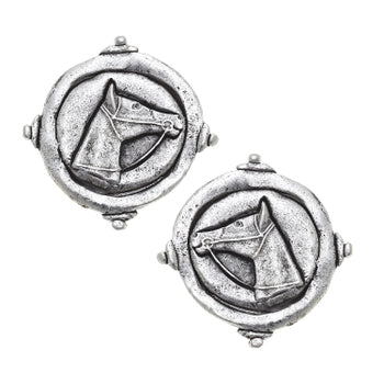 Susan Shaw Intaglio Earrings