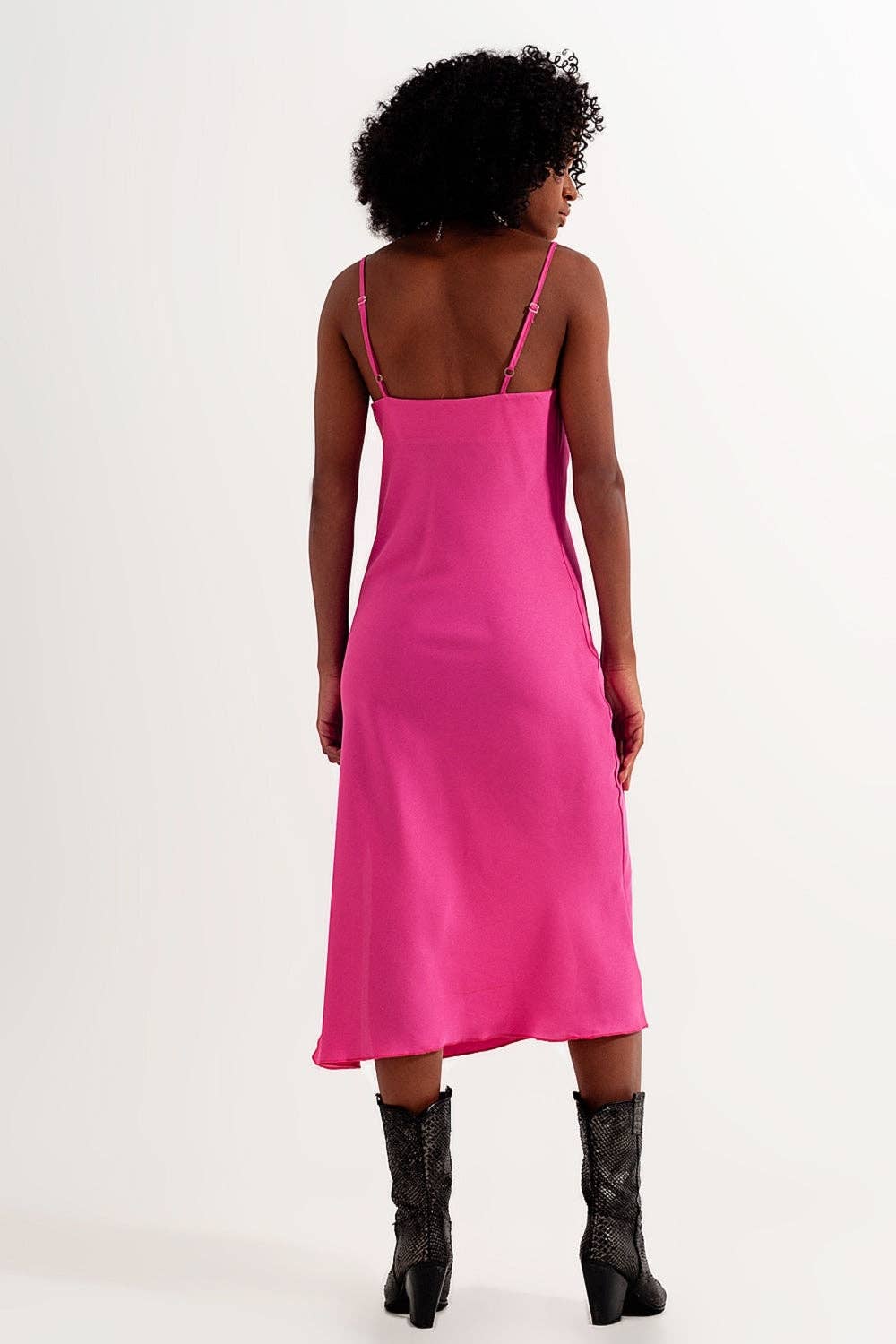 Hot pink Cami Slip Dress