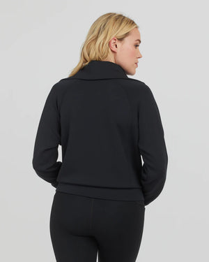 Spanx AirEssentials Half Zip Black