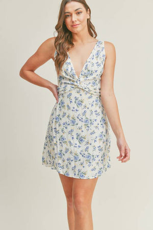 Blue Floral Sundress