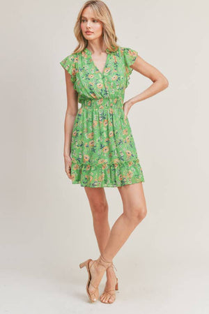 Green Ruffle Mini