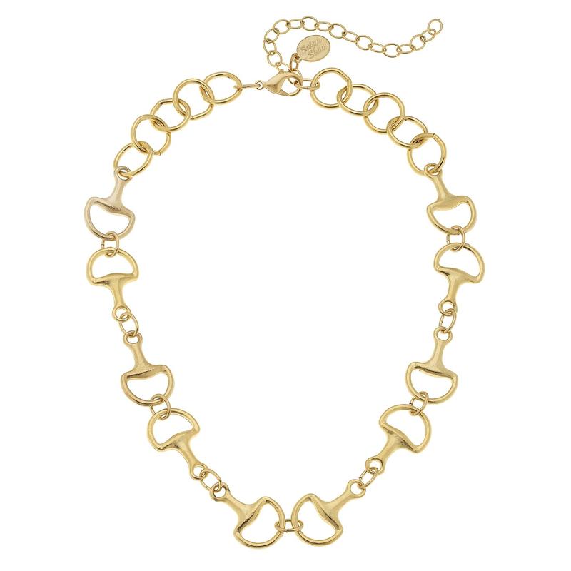 Susan Shaw Horsebit Necklace
