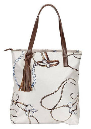 "Lila" Bridles 'n Things  Tote Bag w/ Tassel