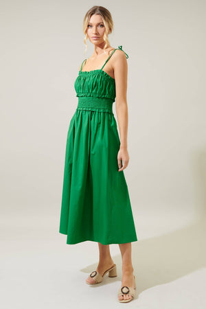 Orion Poplin Midi Dress