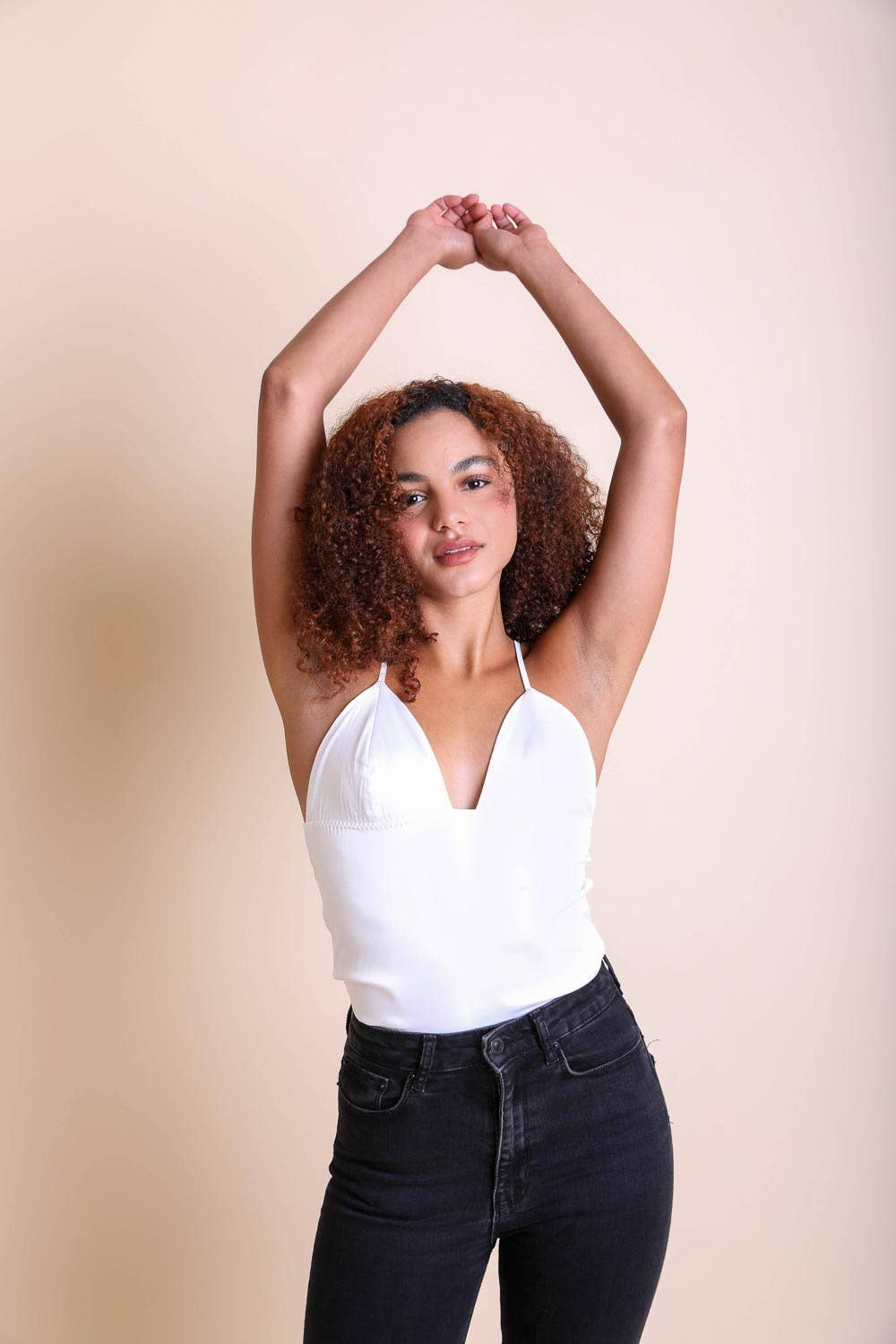 Longline Satin Bralette