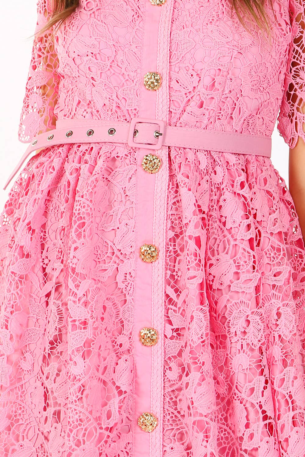 Romantic Square-Neck Lace Maxi Dress