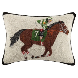 Equestrian Racer Hook Pillow