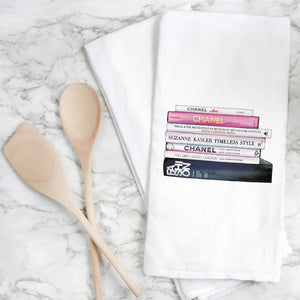 Porter Lane Home - Chanel Books Tea Towel